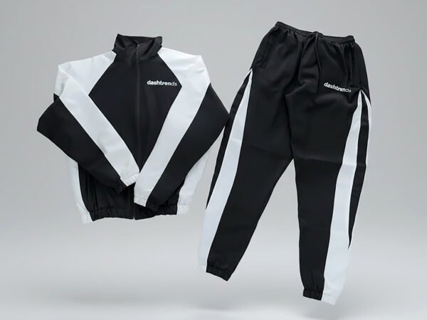 duex two piece set – black & white (two toned)